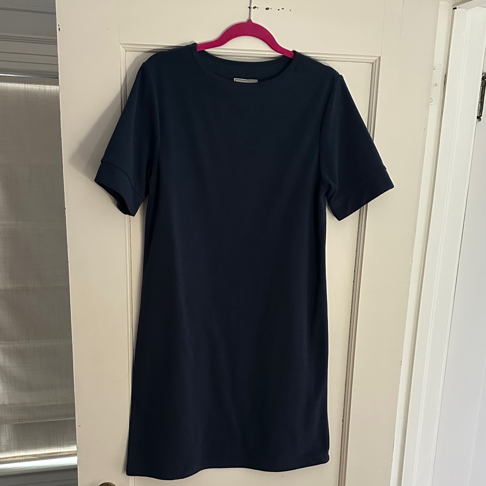 Dudley Stephens Navy Short-Sleeve Mini Dress